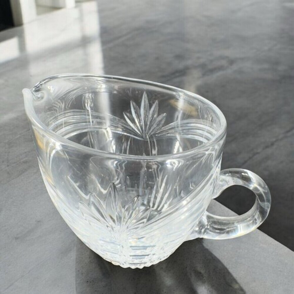 Waterford‎ Marquis Clear Crystal Glass Calais Creamer Small Pitcher Marked